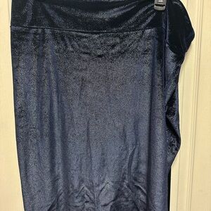 LuLaRoe Elegant Cassie Navy Blue Pencil Skirt